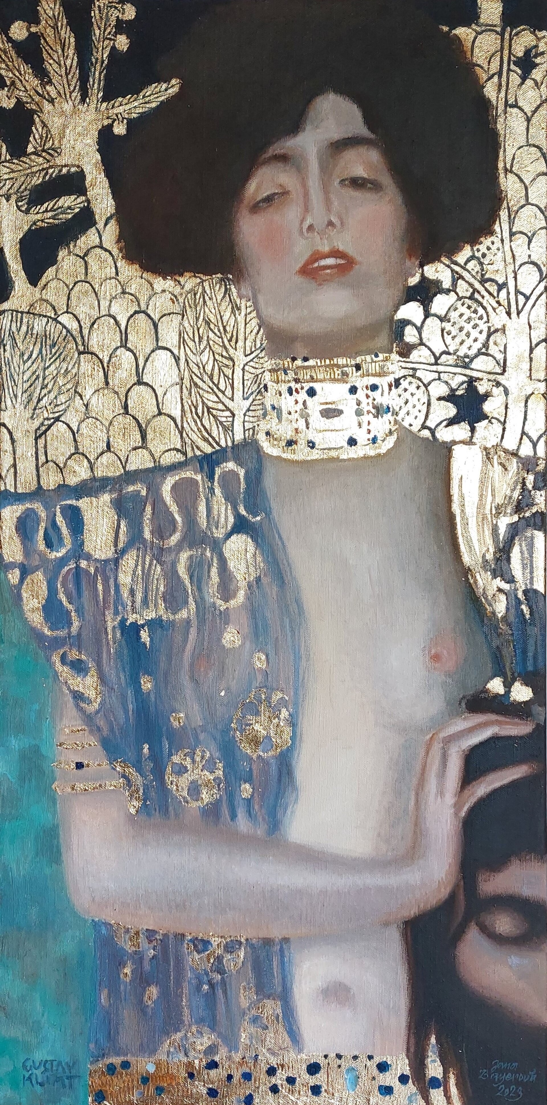 Judith II - kopie obrazu Gustava Klimta
